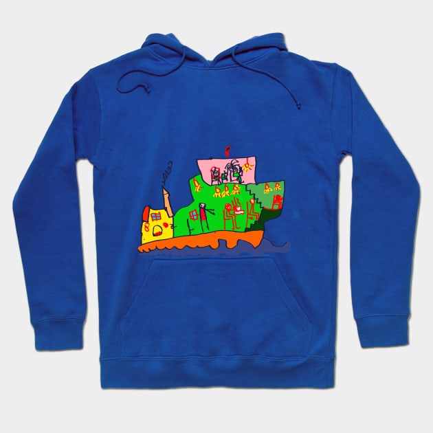 ship Hoodie by Pirino